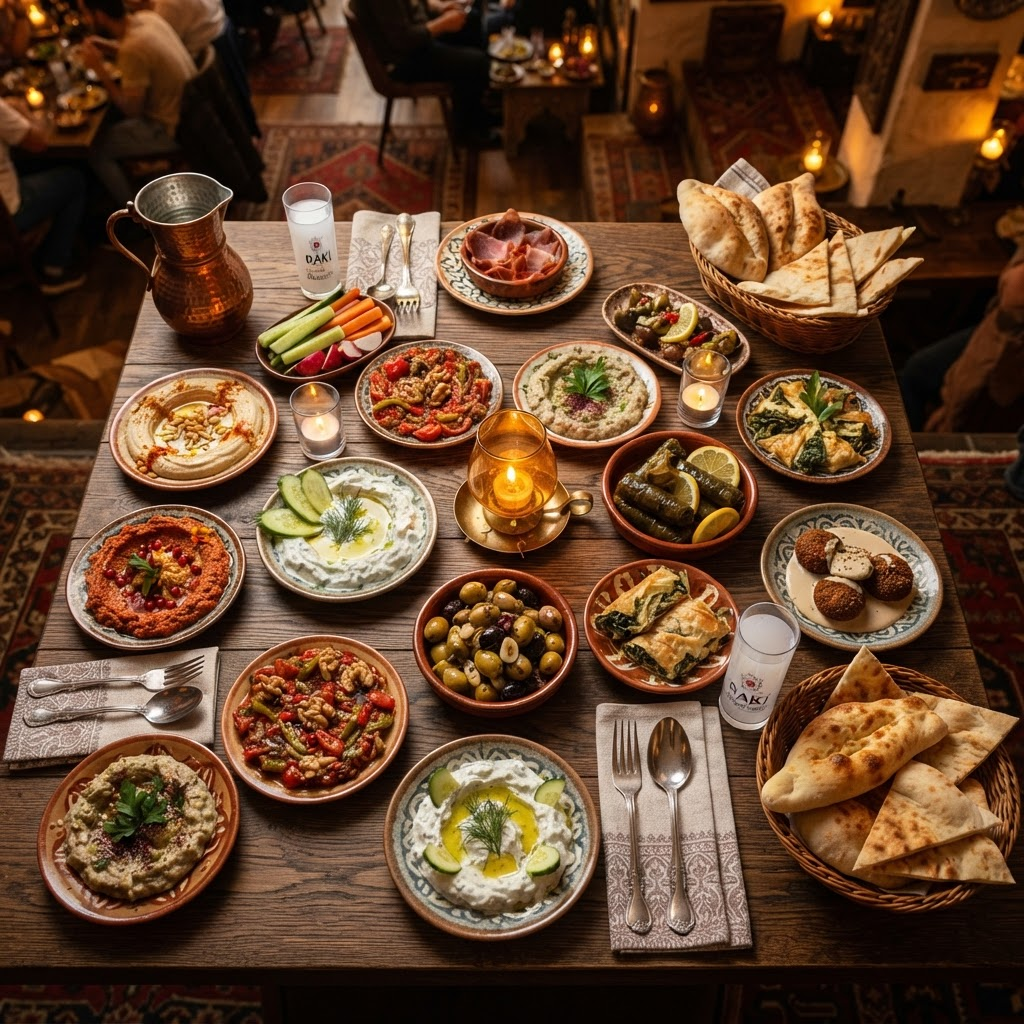 Yemek sunumu